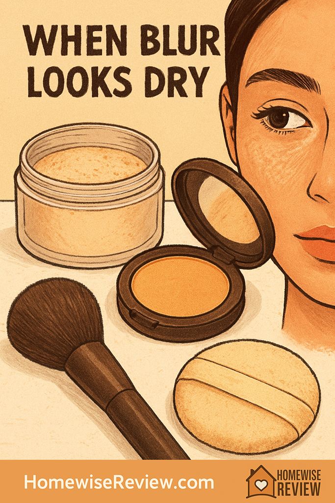 blurring powder dry