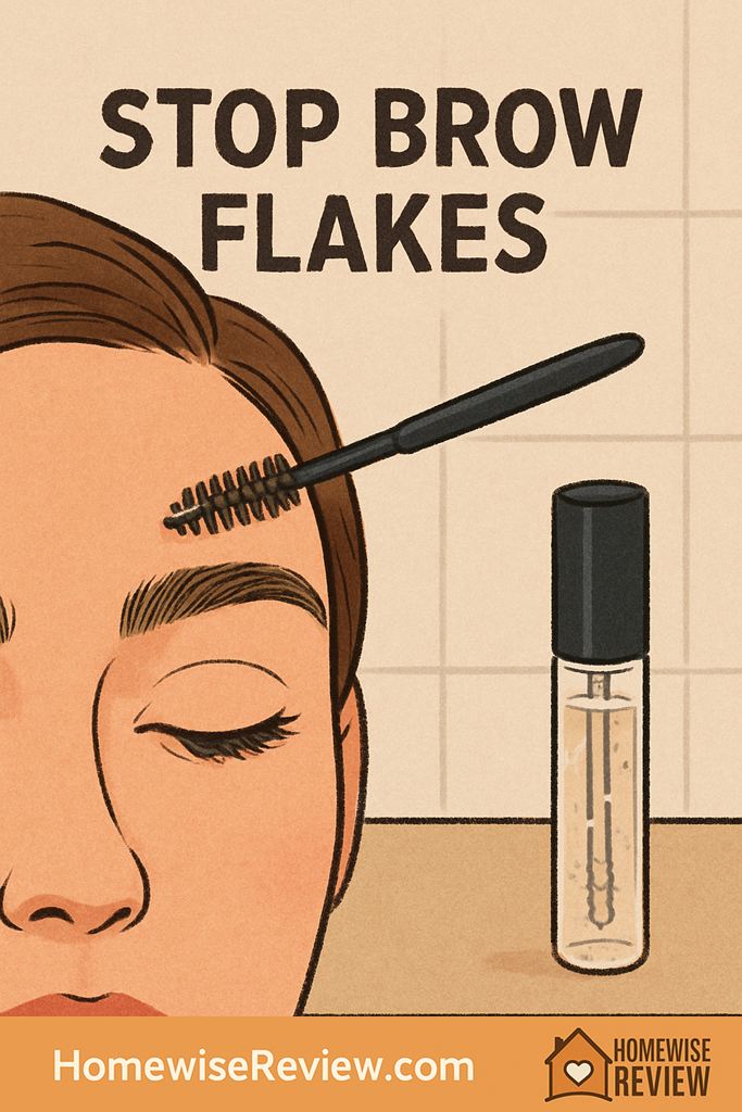 brow gel flakes