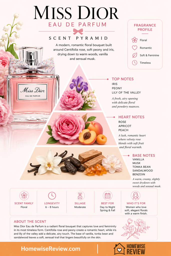 Miss Dior Eau de Parfum scent pyramid