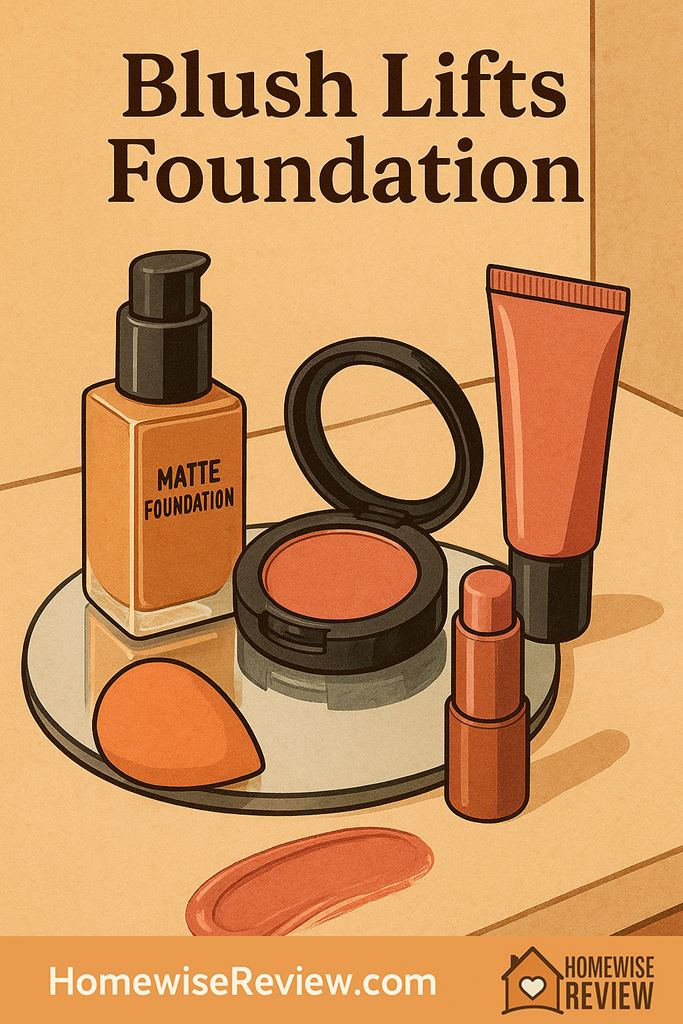 cream blush lifts foundation