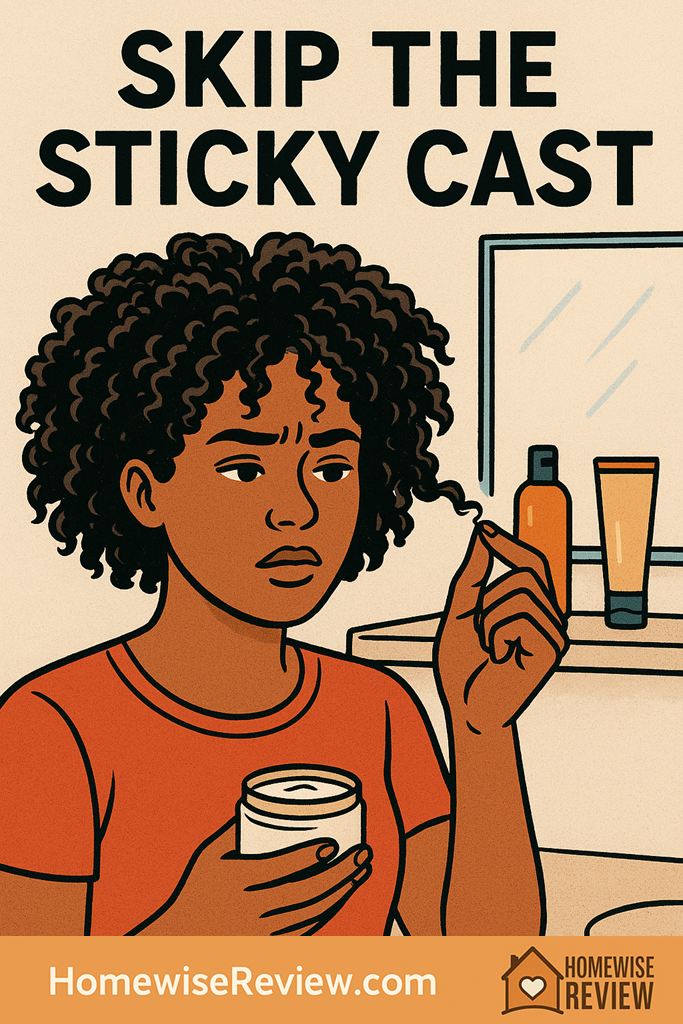 curl cream sticky