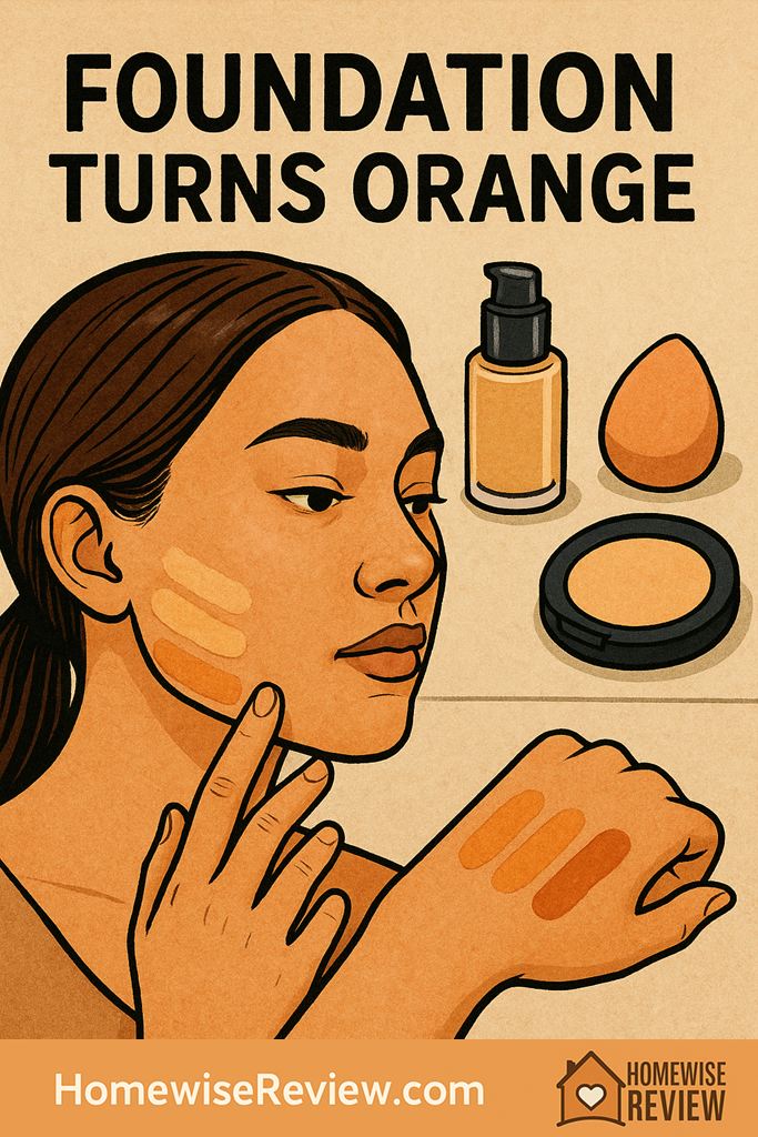 foundation oxidizing