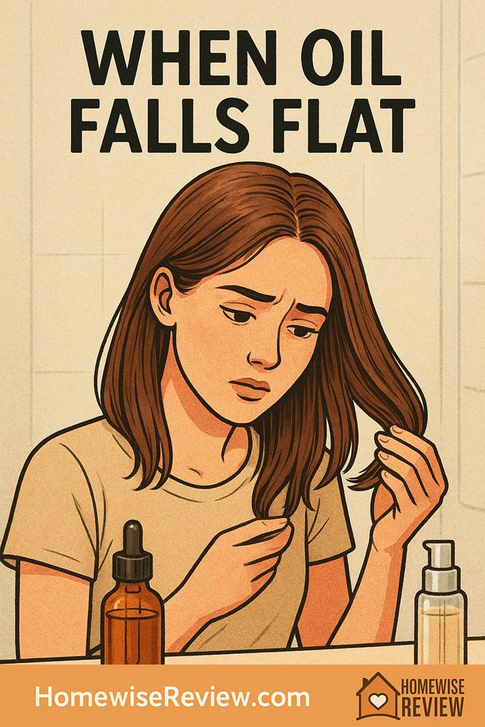 hair oil fine hair flat