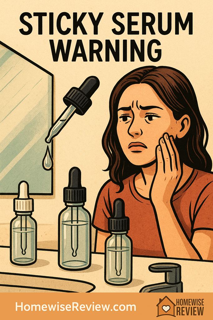hydrating serum sticky