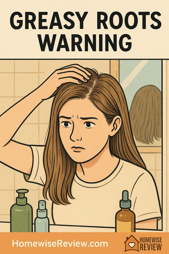 leave in conditioner greasy roots