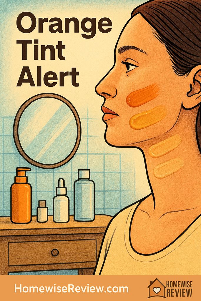 tinted sunscreen orange