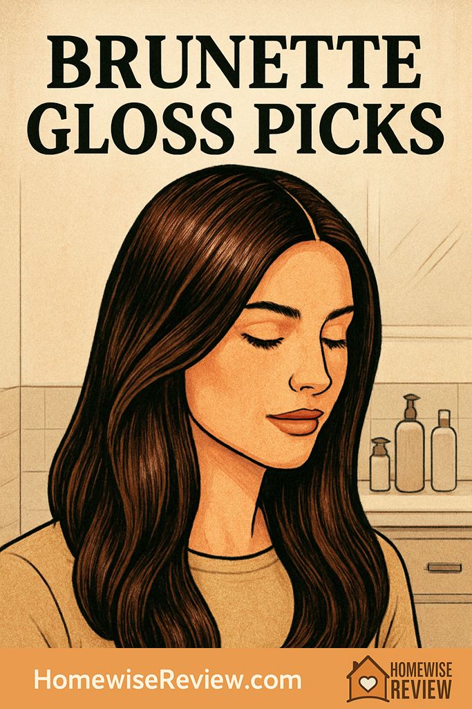 best hair gloss for brown hair