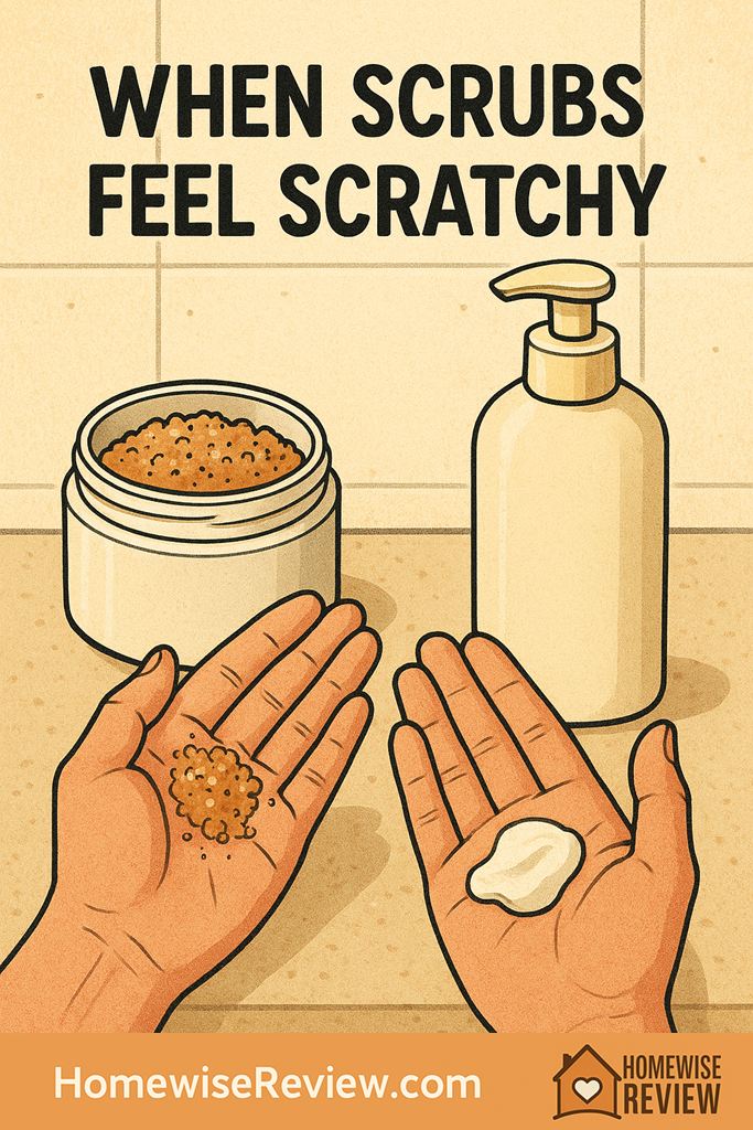 body scrub harsh complaints