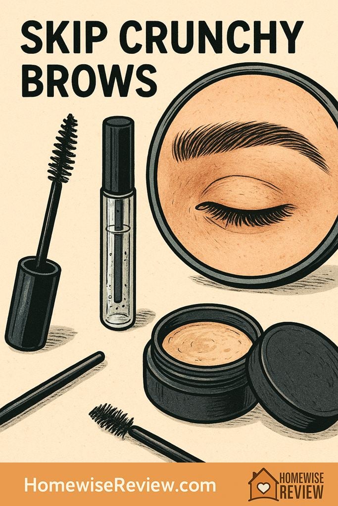 brow gel flaking