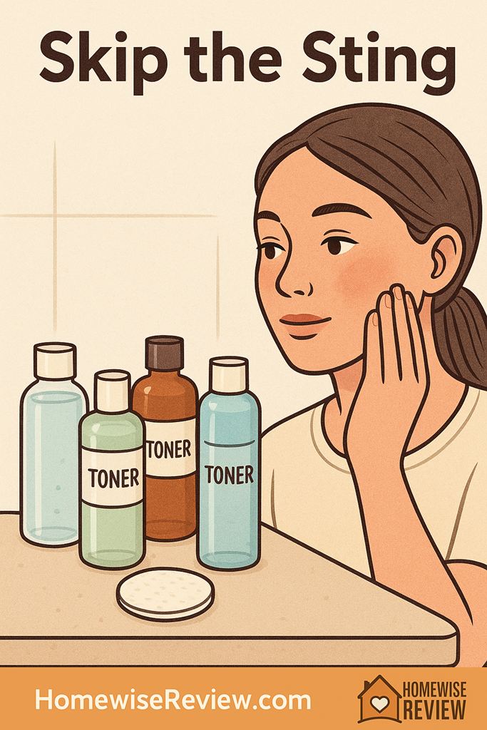 exfoliating toner stinging