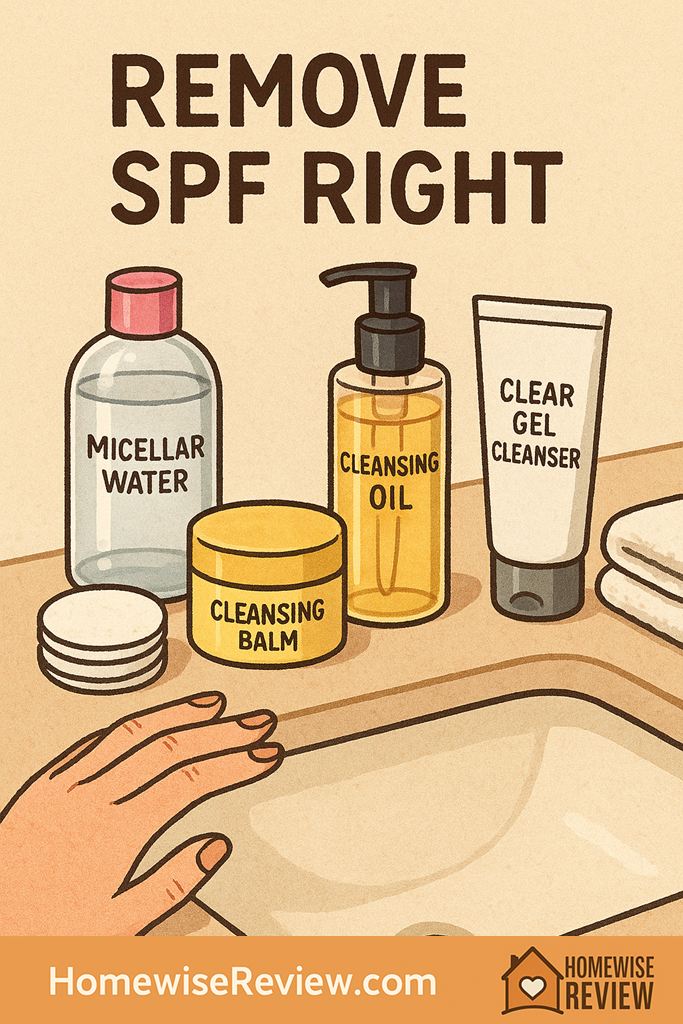 how to choose a cleanser for sunscreen