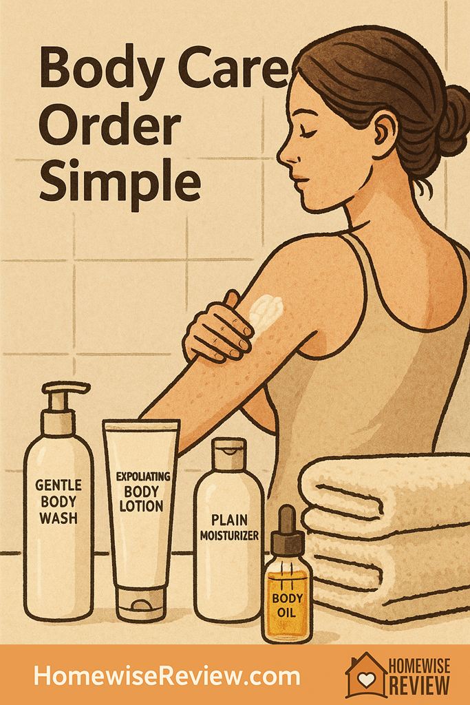 how to layer body care