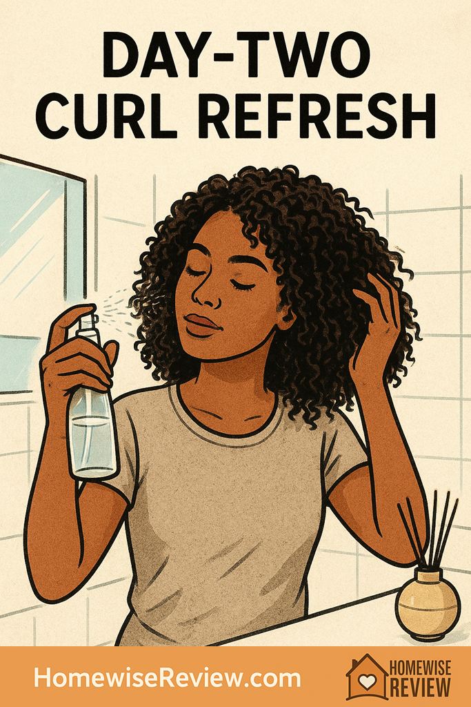 how to refresh second day curls
