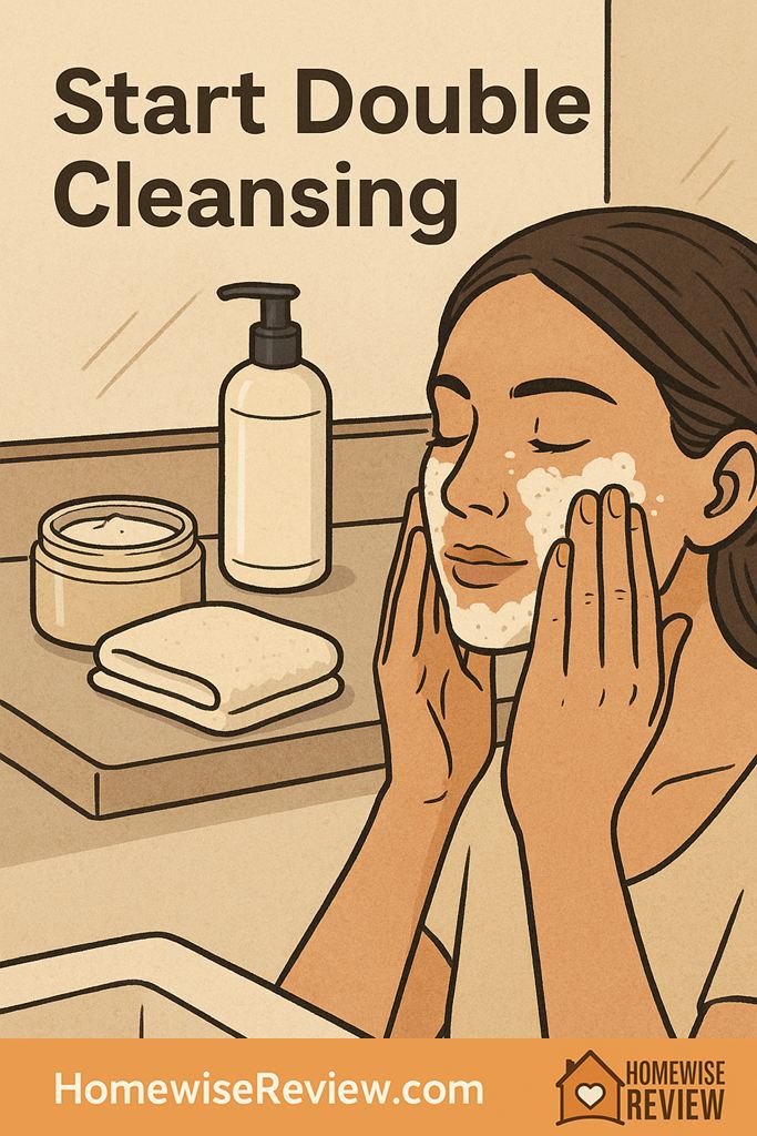how to start double cleansing