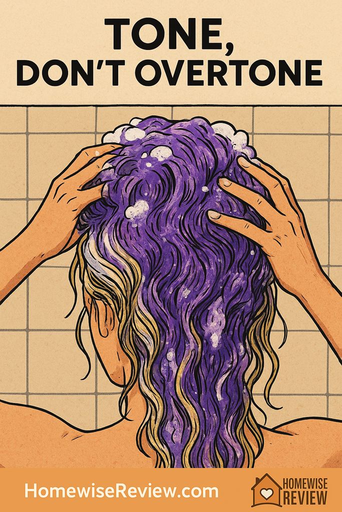 how to use purple shampoo