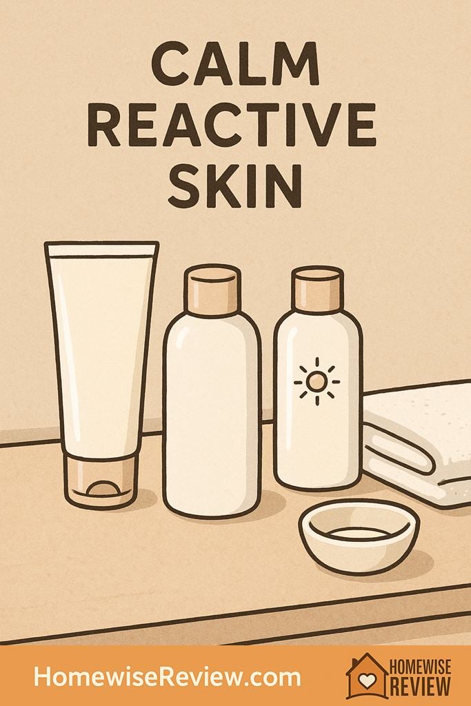 minimal routine for reactive skin