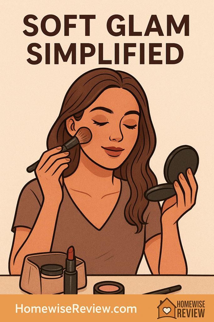 soft glam makeup routine
